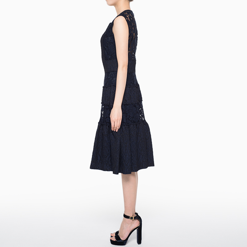 キャロリーナへレラ ワンピース ブラック 4（CAROLINA HERRERA